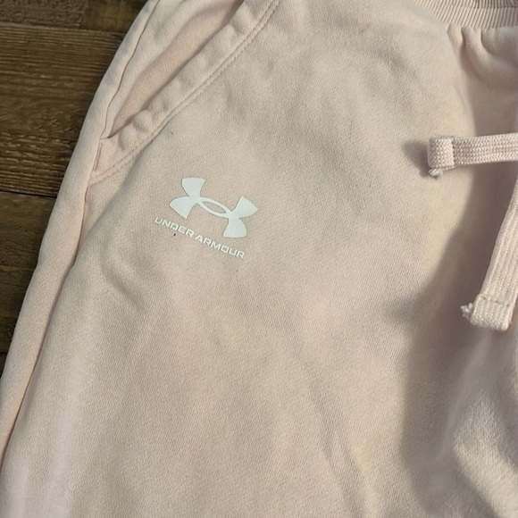 Under Armour Light Pink Sweatpants Small - Picture 3 of 8